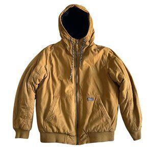 Hawke & Co Men's Sz M Duck Hooded Work Coat Insulated Jacket Warmth Durable